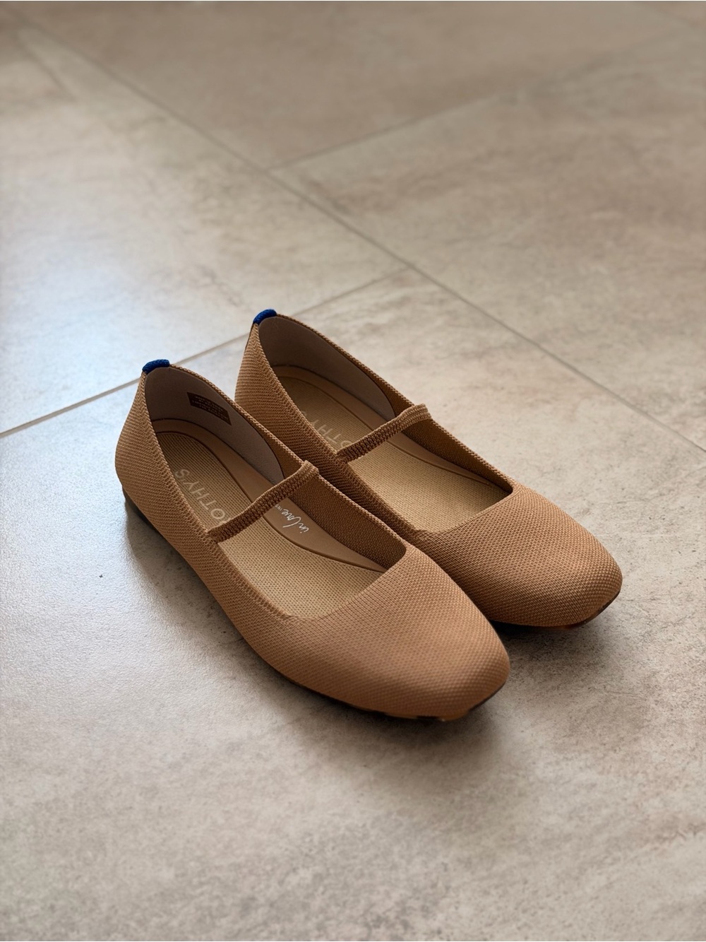 Rothy's The Max Square Mary Jane Flats Wren Size 7.5 - Picture 3 of 12